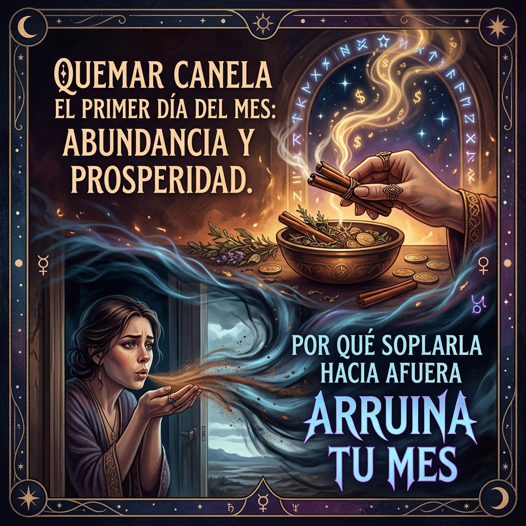 Quemar Canela el Primer Día del Mes: Por Qué Soplarla Hacia Afuera Arruina Tu Mes