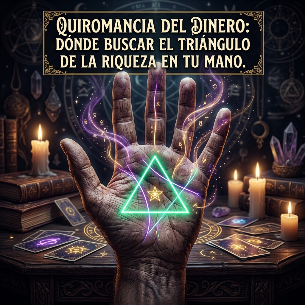 Quiromancia del Dinero: Dónde Buscar el Triángulo de la Riqueza en tu Mano