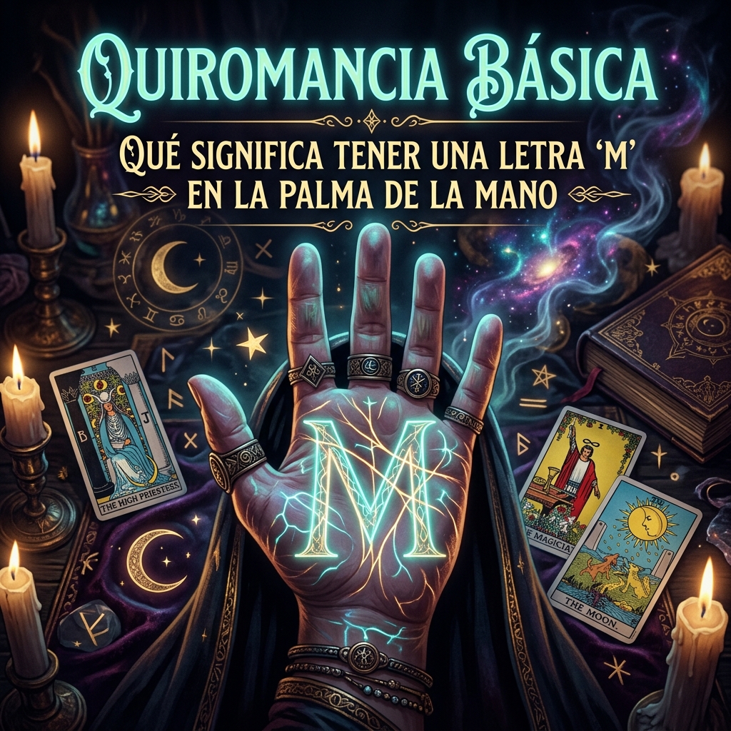 Quiromancia Básica: Qué Significa Tener una Letra 'M' en la Palma de la Mano