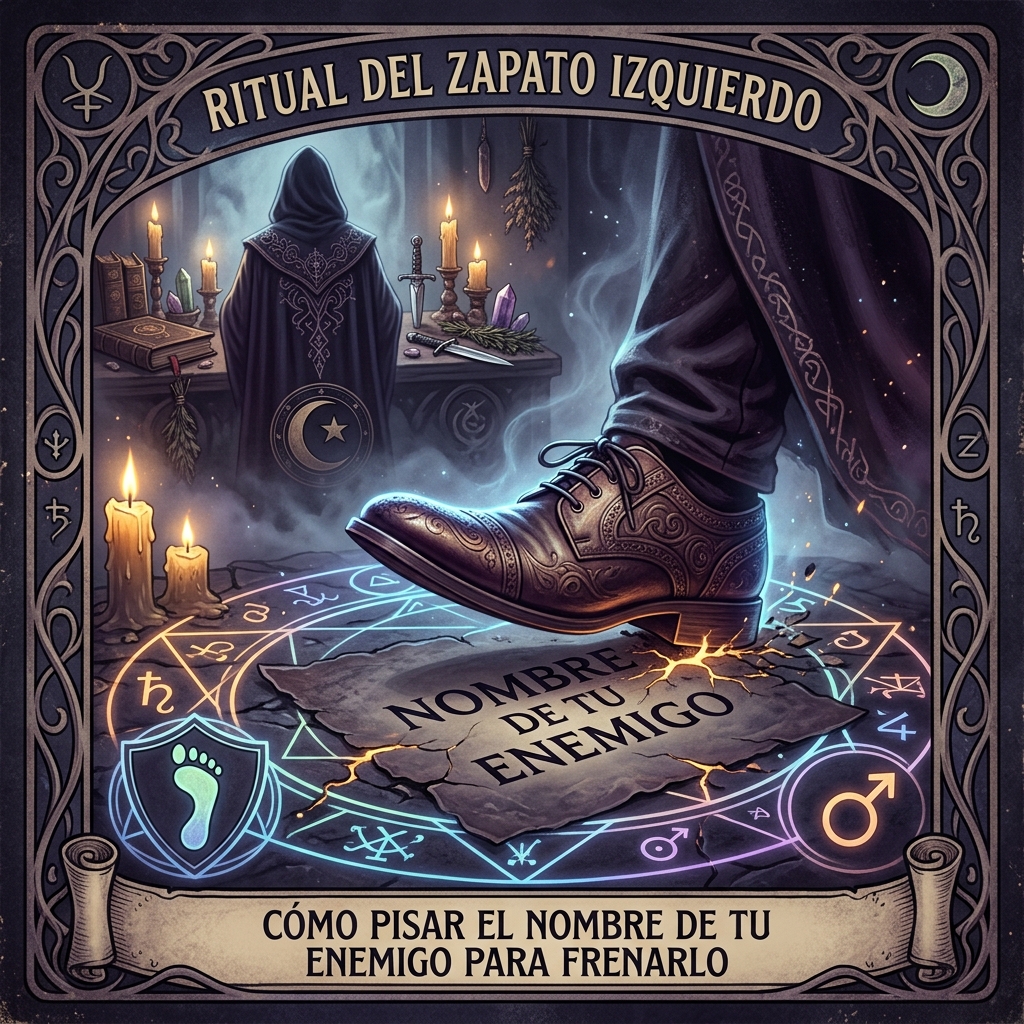 Ritual del Zapato Izquierdo: Cómo Pisar el Nombre de tu Enemigo para Frenarlo
