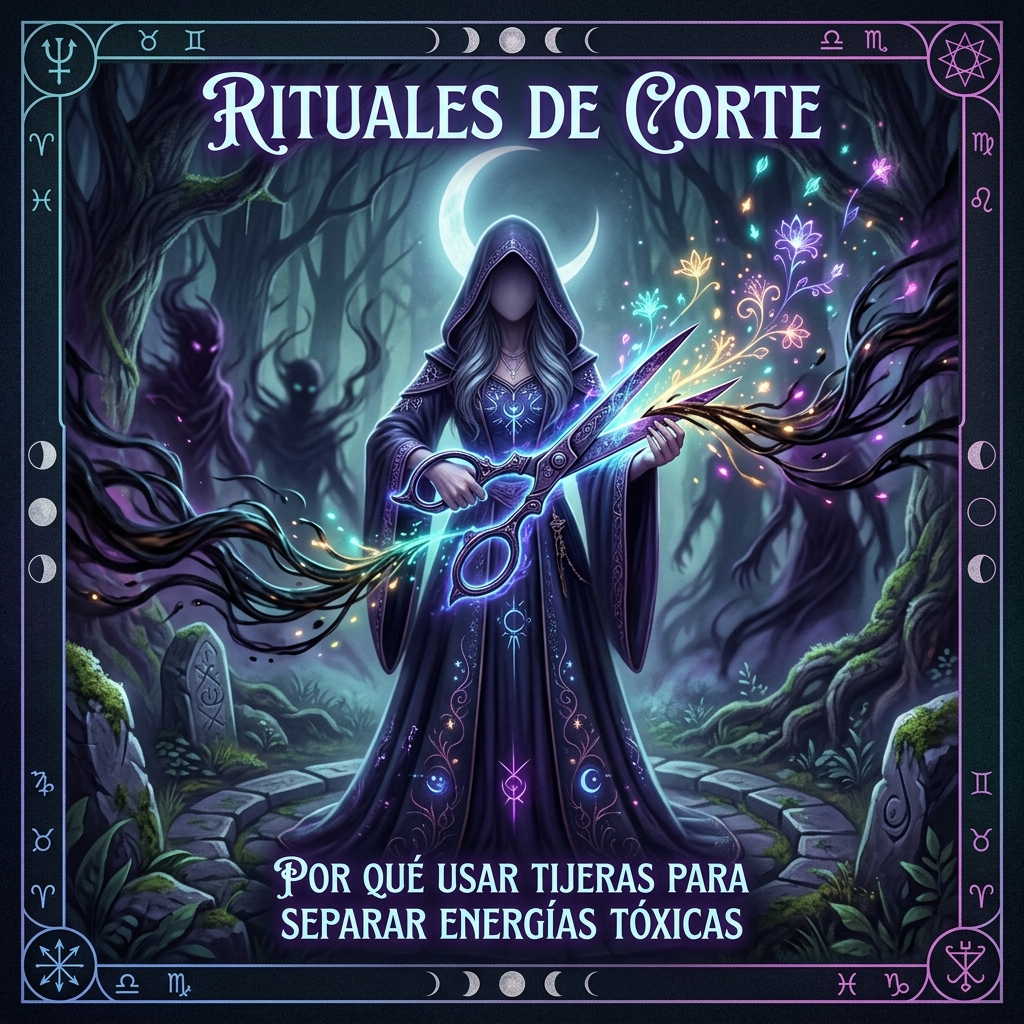 Rituales de Corte: Por Qué Usar Tijeras para Separar Energías Tóxicas