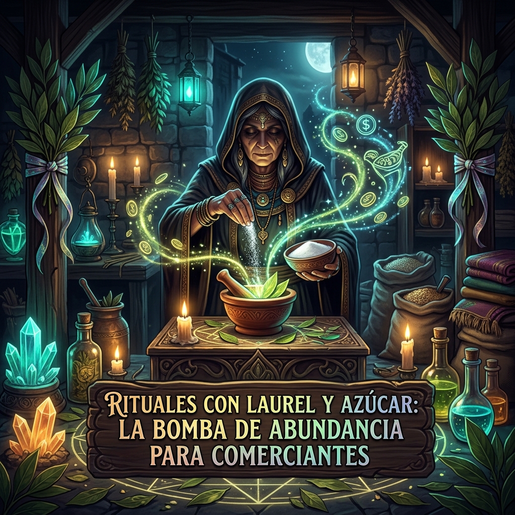 Rituales con Laurel y Azúcar: La Bomba de Abundancia para Comerciantes