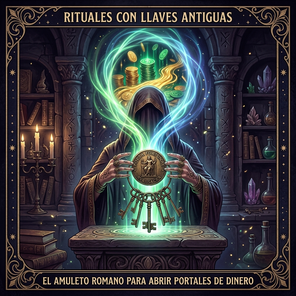Rituales con Llaves Antiguas: El Amuleto Romano para Abrir Portales de Dinero