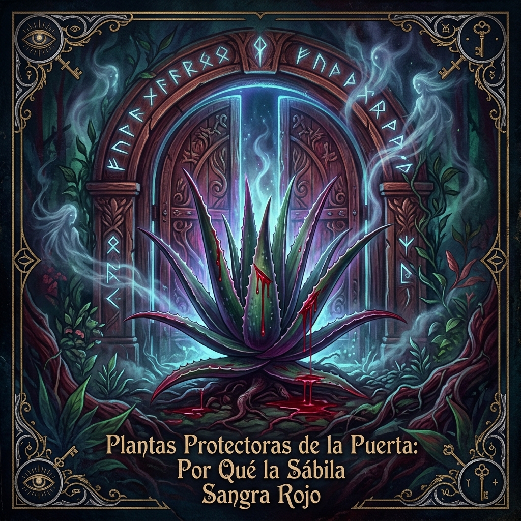 Plantas Protectoras de la Puerta: Por Qué la Sábila (Aloe Vera) Sangra Rojo