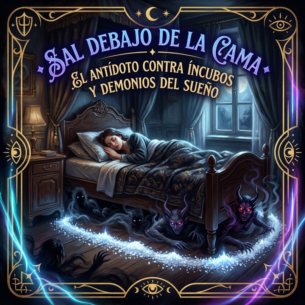 Sal debajo de la Cama: El Antídoto contra Íncubos y Demonios del Sueño