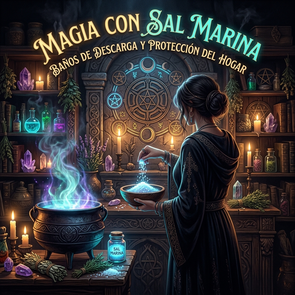 Magia con Sal Marina: Baños de Descarga y Protección del Hogar