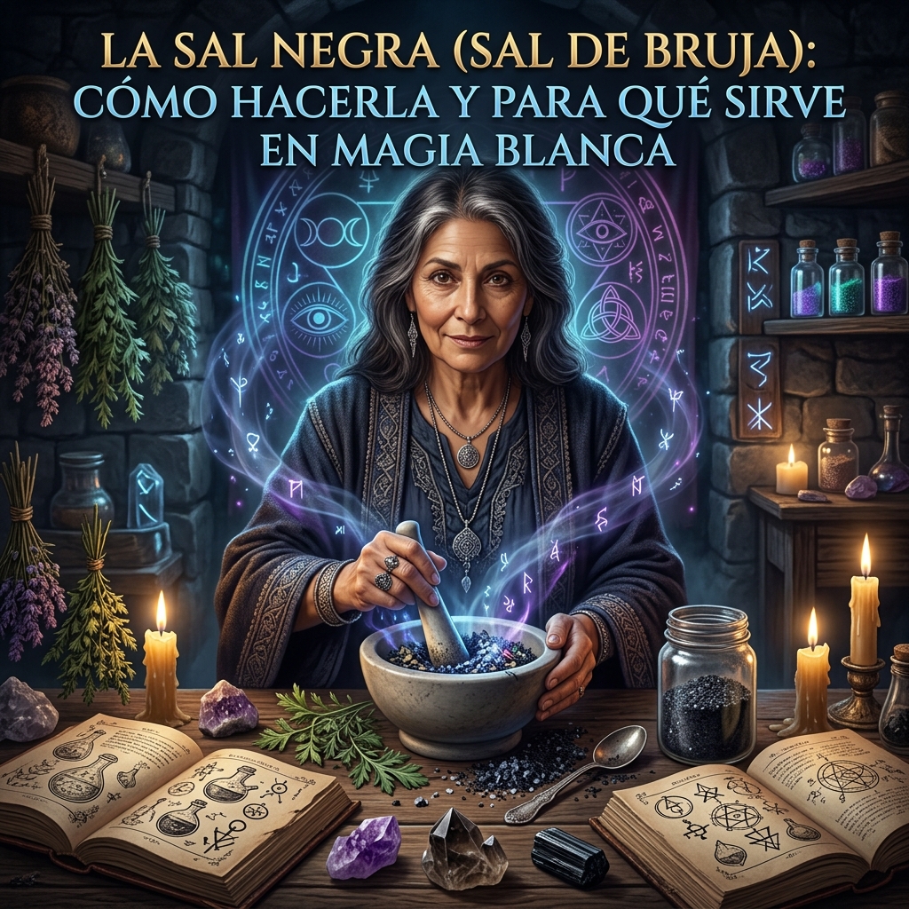 La Sal Negra (Sal de Bruja): Cómo Hacerla y Para Qué Sirve en Magia Blanca