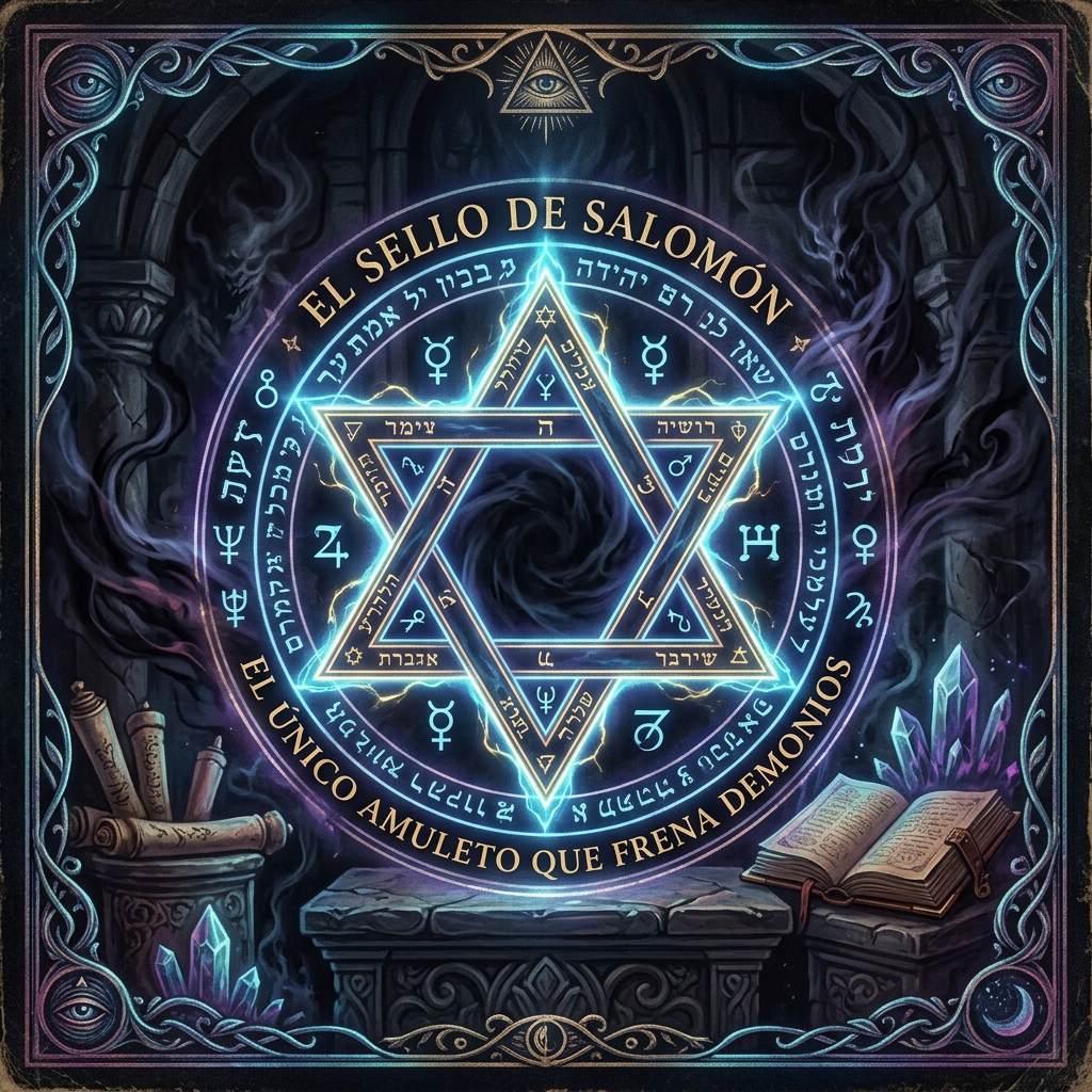 El Sello de Salomón (Estrella de 6 Puntas): El Único Amuleto que Frena Demonios