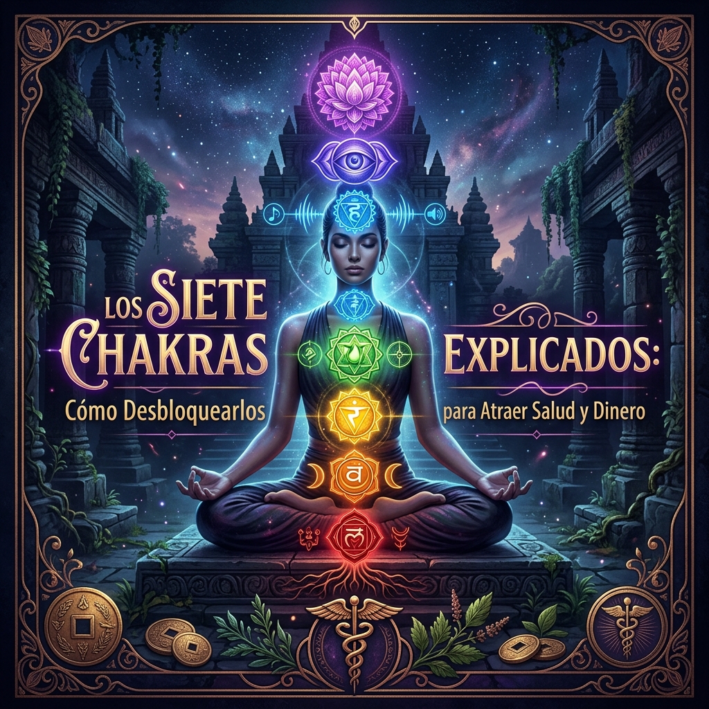 Los Siete Chakras Explicados: Cómo Desbloquearlos para Atraer Salud y Dinero