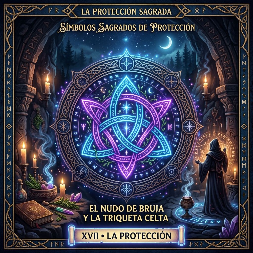Símbolos Sagrados de Protección: El Nudo de Bruja y la Triqueta Celta