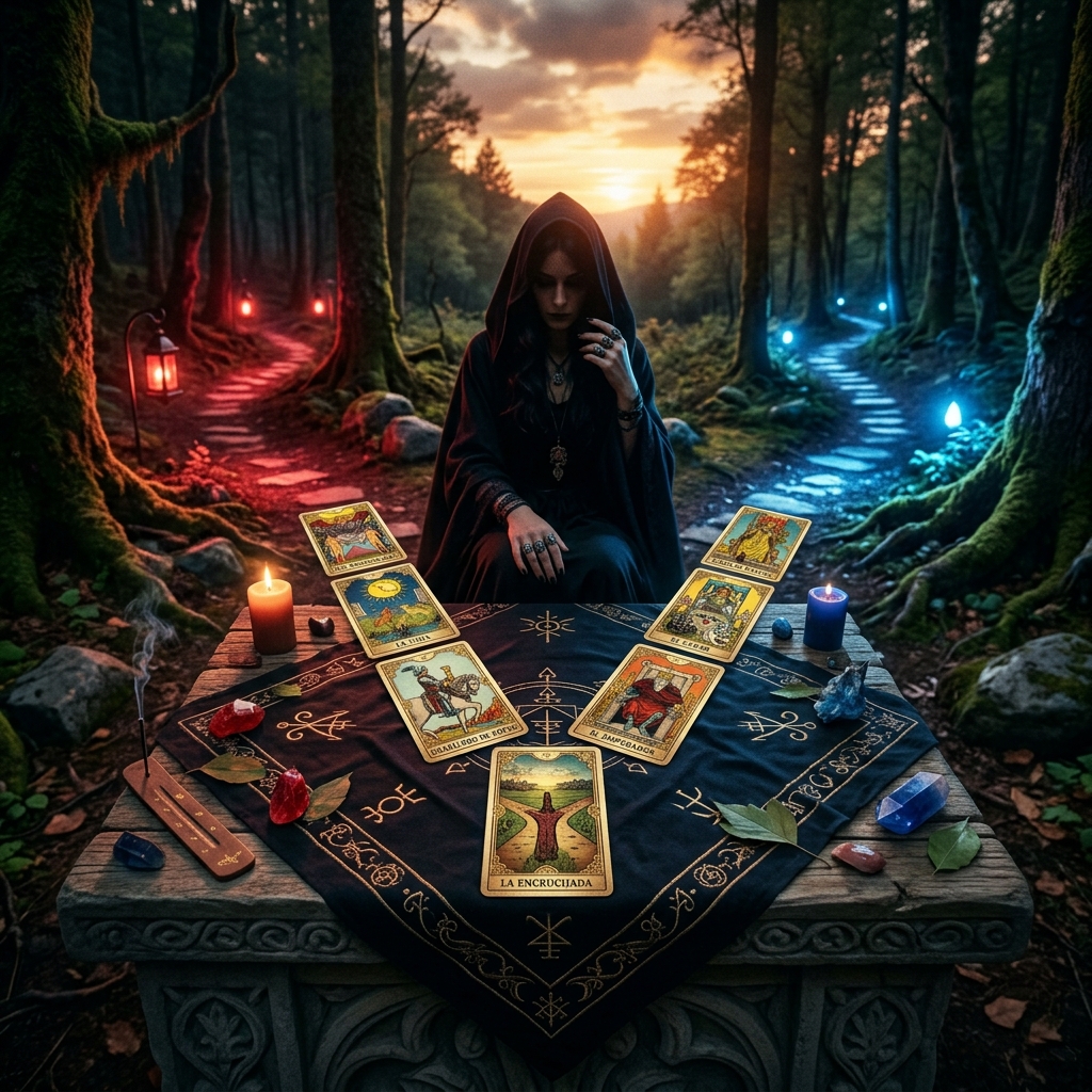 Tarot de las Encrucijadas: Tomando la Decisión Correcta Entre Dos Amores (Lecturas de la Letra V)