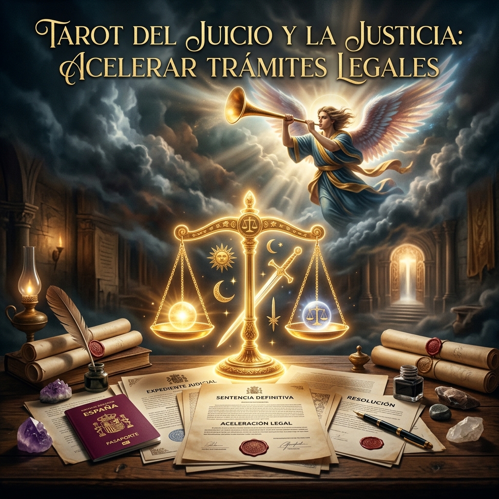 Tarot del Juicio y la Justicia: Cómo Acelerar Trámites Legales, Visas y Casos de Inmigración
