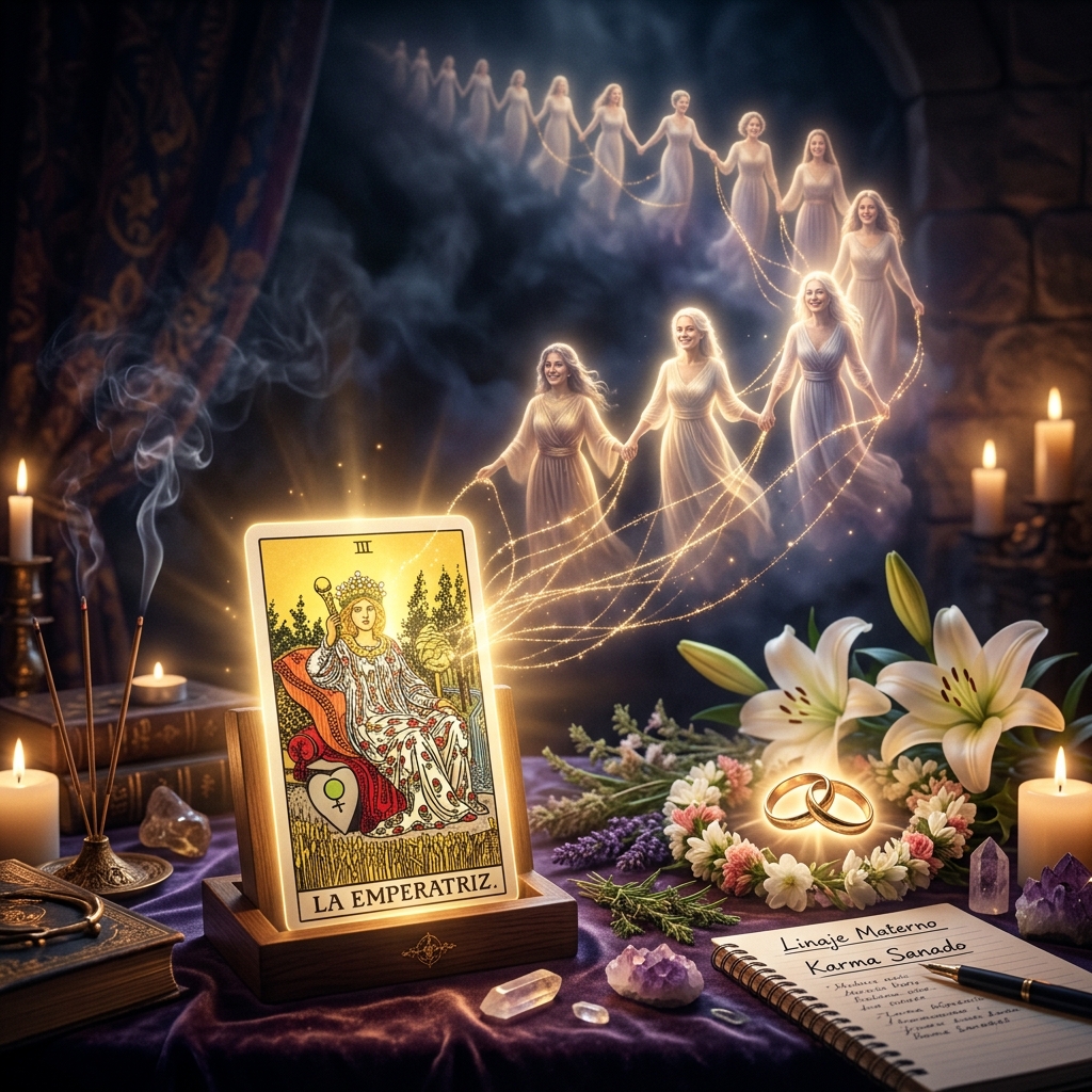 Tarot y Linaje Materno: Cómo Sanar el Karma de Abandono que Impide tu Matrimonio