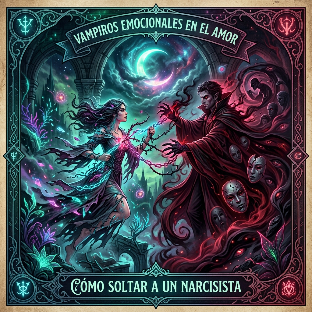 Vampiros Emocionales en el Amor: Cómo Soltar a un Narcisista