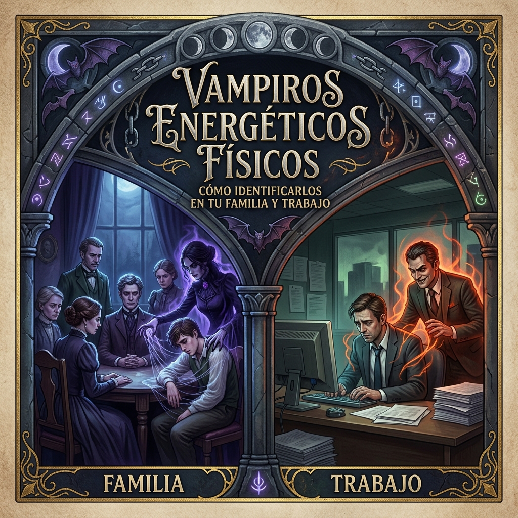 Vampiros Energéticos Físicos: Cómo Identificarlos en tu Familia y Trabajo
