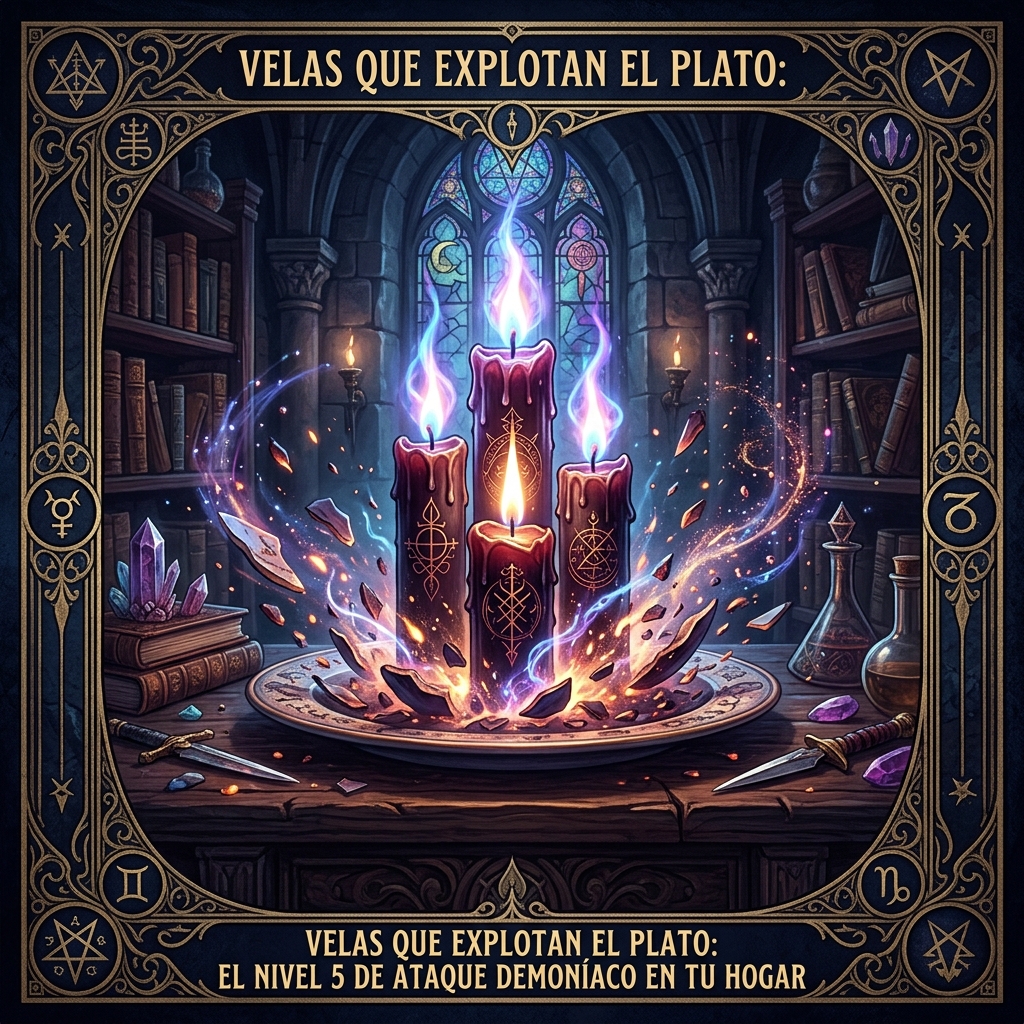 Velas que Explotan el Plato: El Nivel 5 de Ataque Demoníaco en tu Hogar