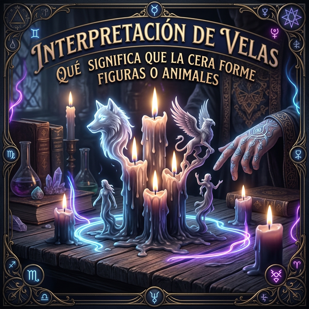 Interpretación de Velas: Qué Significa que la Cera forme Figuras o Animales