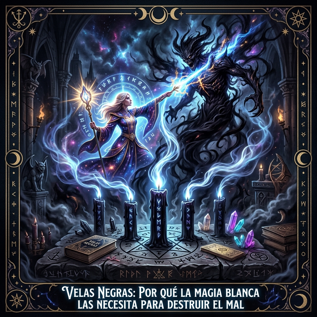 Velas Negras: Por Qué la Magia Blanca las Necesita para Destruir el Mal