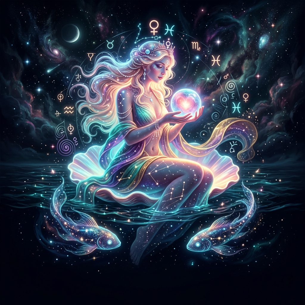 Venus en Piscis: Amor Incondicional