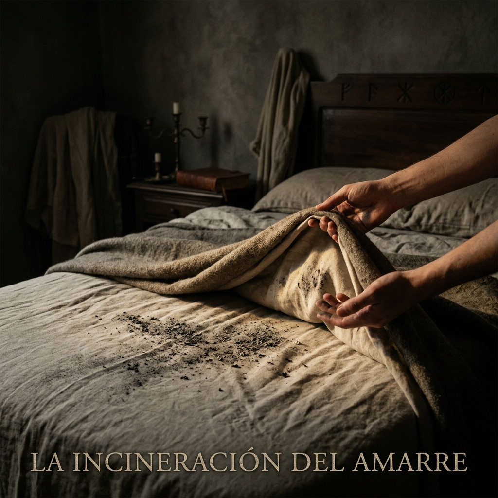 Descubrir Cenizas en la Cama sin Haber Encendido Fuego: La Incineración del Amarre
