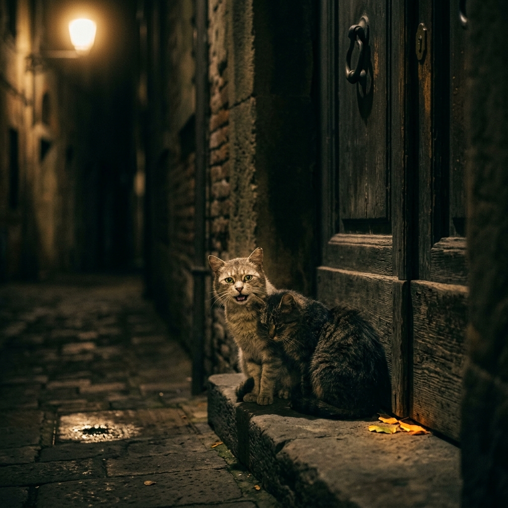 Gatos Callejeros Llorando en tu Puerta: Los Guardianes del Umbral