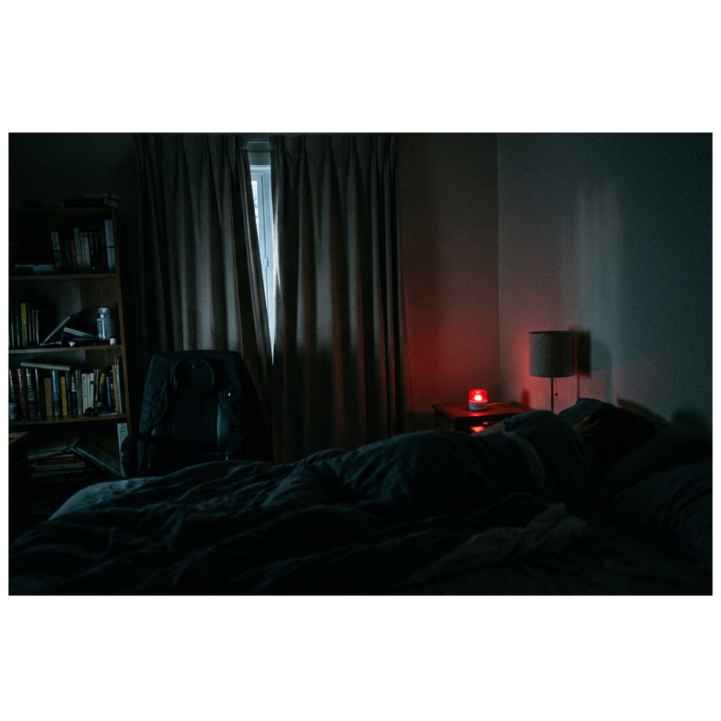 Ver una Luz Roja Titilando en la Habitación a Oscuras: El Ojo del Íncubo