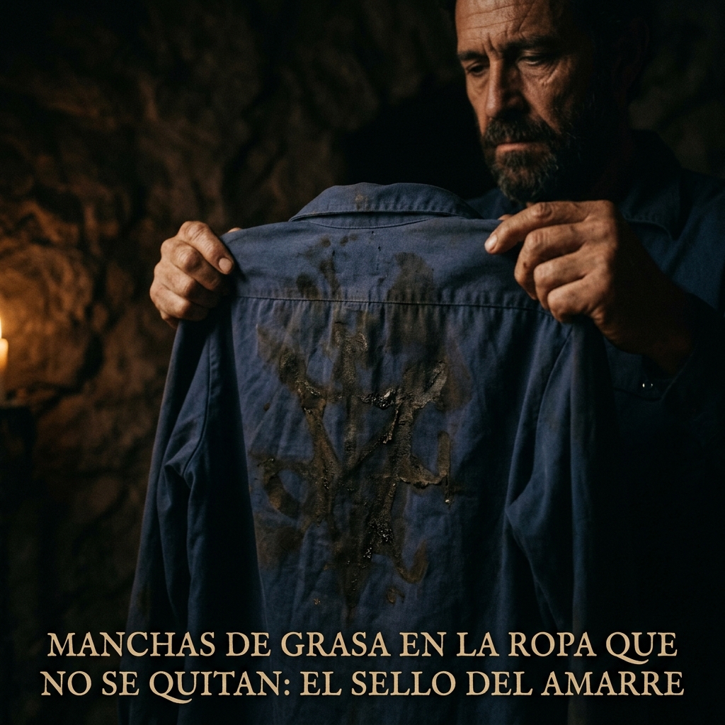 Manchas de Grasa en la Ropa que no se Quitan: El Sello del Amarre